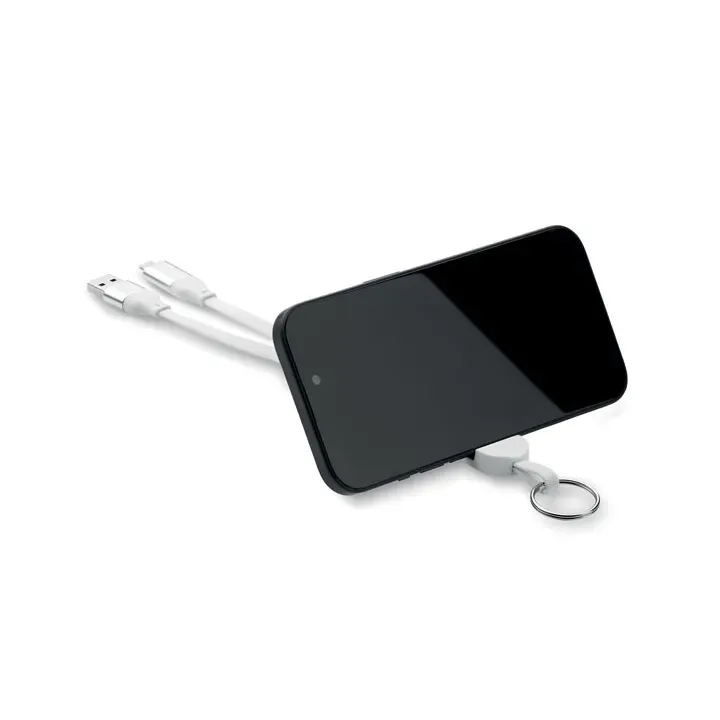 60W cable keyring recycled ABS - MO2443 (MOCN#06)